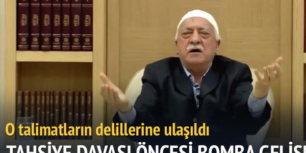 Gülen ve Karaca arası özel talimat hattı