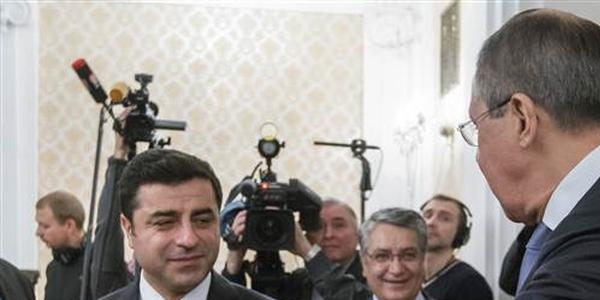 Demirtaş, Moskova'da Lavrov ile görüştü