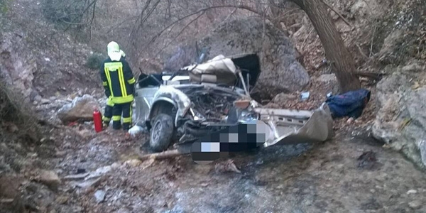 Denizli'de trafik kazası: 1 ölü, 6 yaralı