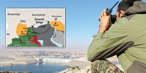 YPG Fırat'ta Türkiye'nin kırmızı çizgisini görünce kılık değiştirdi