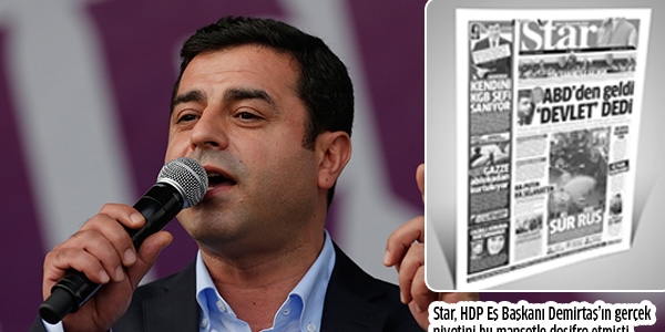 Demirtaş'ın Maskesi düştü