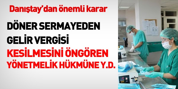 Dantay: Salk personelinin dner sermayesinden gelir vergisi kesilemez