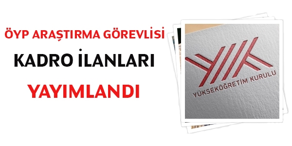 YÖK, ÖYP kadrolarını yayımladı