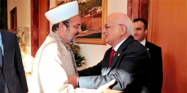 TBMM Başkanı Kahraman, Görmez'i ziyaret etti