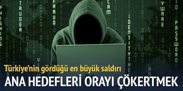 Siber saldırıların ana hedefi ulusal sistem