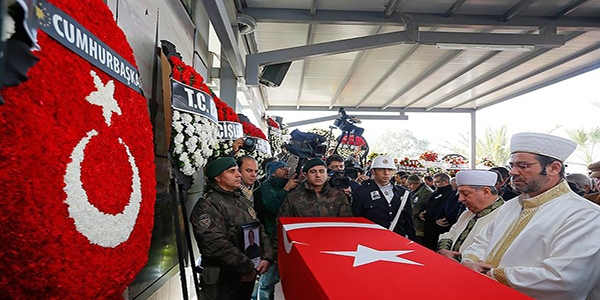 Şehit polis Aktürk, İzmir'de son yolculuğuna uğurlandı