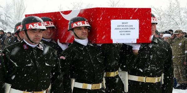 Şehit Astsubay Öner memleketinde toprağa verildi