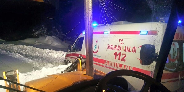 Ordu'da ekipler 6 aylık bebek için seferber oldu