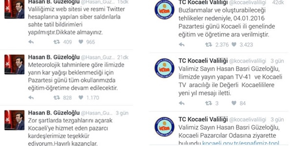 Twitter hesabı hacklendi, okulların tatil olduğu tweet'i atıldı