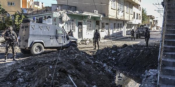 Gönüllü köy, korucuları iş başında