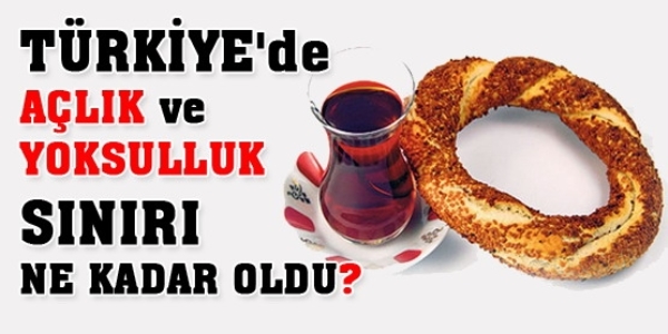 Açlık ve yoksulluk sınırı açıklandı