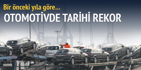 Otomotivde çifte rekor