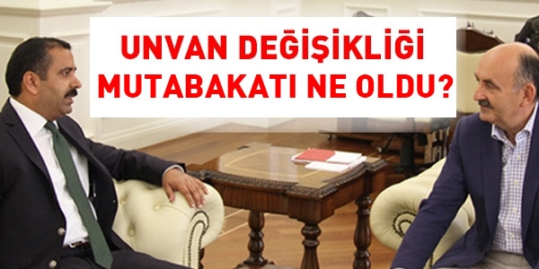 Hani tekrar unvan değişikliği sınavı yapılacaktı?