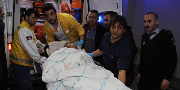 Silahlı saldırıya uğrayan itfaiye şoförü yaralandı