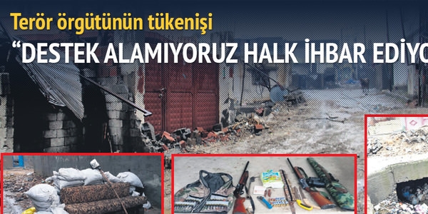 Terör örgütü tükendi: Halk ihbar ediyor
