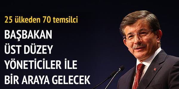 Davutoğlu, 25 ülkeden 70 CEO ile buluşacak