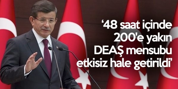 48 saat içinde 200 DEAŞ'li etkisiz hale getirildi.