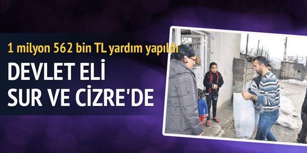 Sur ve Cizre'ye devlet eli