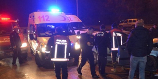 Başkentte trafik kazası: 4 yaralı