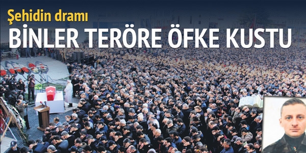Binler teröre öfke kustu