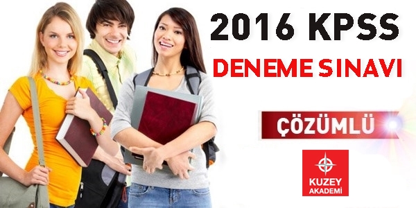 2016 KPSS deneme sınavı