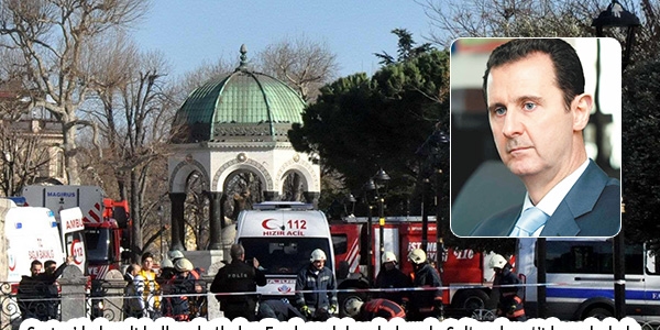 Sultanahmet'i patlatp Esad'a mjdeyi verdiler