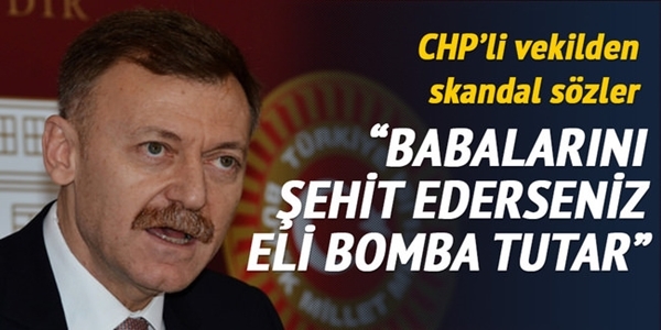 CHP'li vekilden tepki eken szler