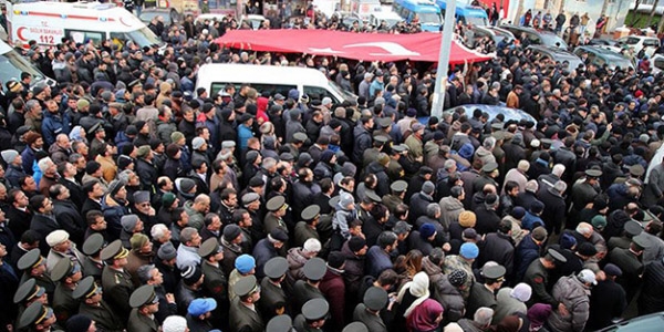 Şehit Jandarma Uzman Çavuş Altuntaş son yolculuğuna uğurlandı