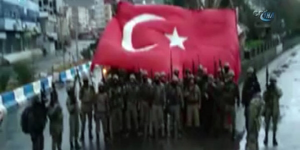 Cizre'de mehter marşlı GBT kontrolü!