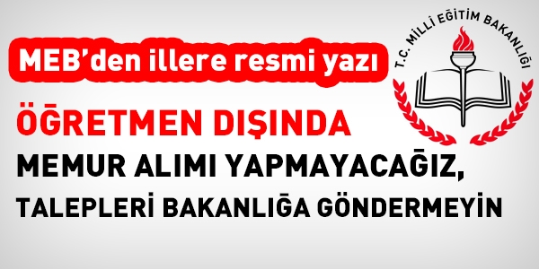 MEB'den kurumlararası nakil ve açıktan atama yazısı