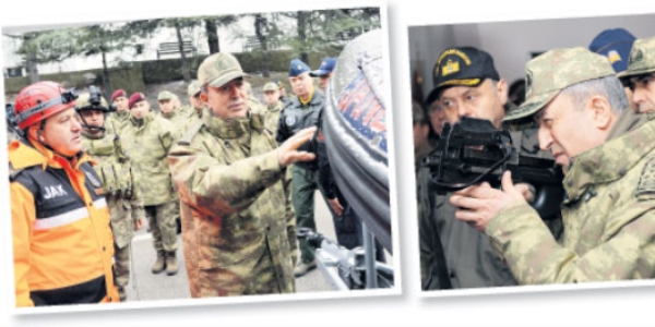 Orgeneral Akar'dan JÖAK'a ziyaret