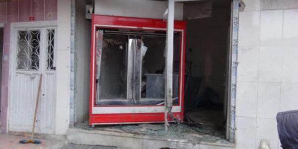 PKK roketi işyerine isabet etti