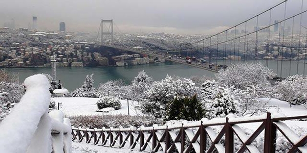 İstanbul'da önce kar, sonra güneş