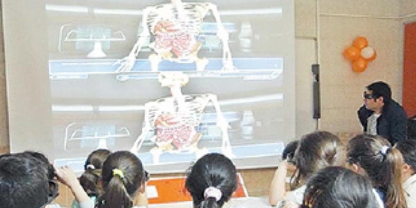 Devlet okulunda 3D eğitim!