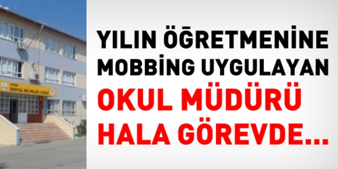 Yılın öğretmenine mobbing uygulandı. Vali bey ne yapıyor?