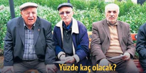 Emekliye 3'üncü zam yüzde 4
