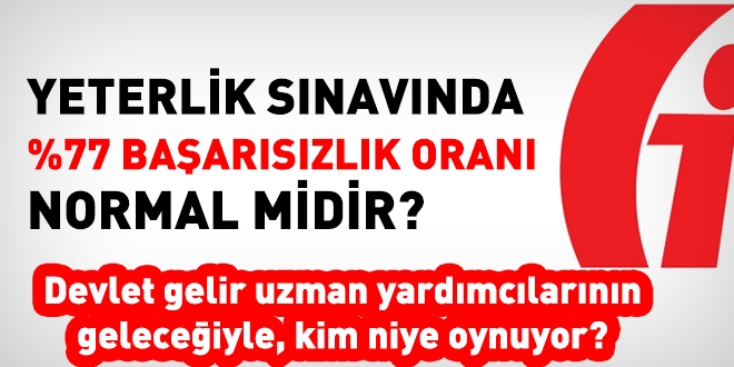 Yeterlik sınavında yüzde 77 başarısızlık oranı normal midir?