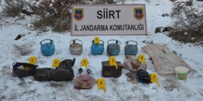 Terör örgütüne ait mühimmat ele geçirildi