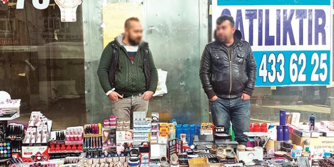 Sur esnafı işportacılık yapıyor