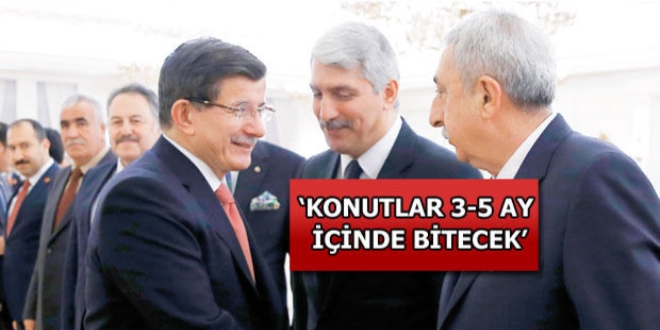 Başbakan Davutoğlu: 3-5 ayda konutlar bitecek