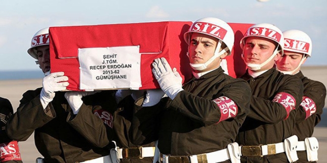 Şehit Teğmen Erdoğan, memleketinde toprağa verildi