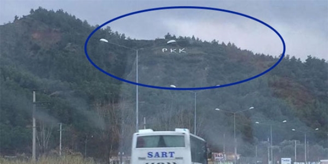 'OGM' yazısını 'PKK' ile değiştirenler yakalandı