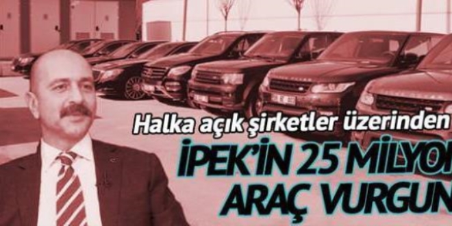 Firari İpek'in 25 milyon liralık araç koleksiyonu