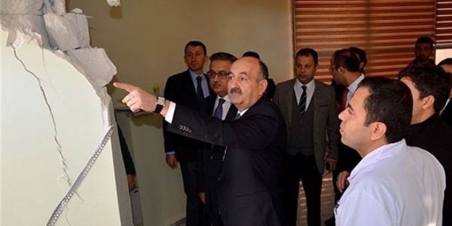 Müezzinoğlu Cizre Devlet Hastanesin'i ziyaret etti