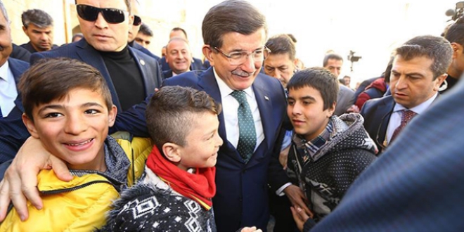 Başbakan Davutoğlu'ndan Mardin'e Twitter'dan teşekkür