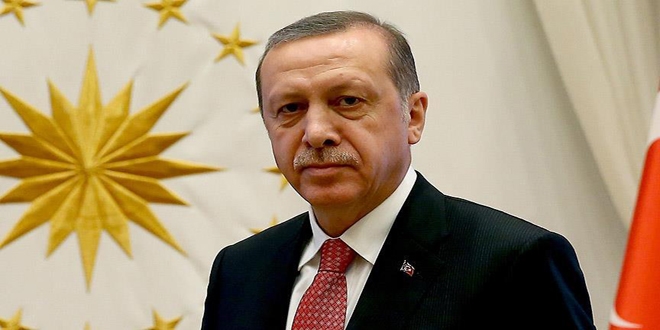 Cumhurbakan Erdoan'dan ehit ailelerine basal