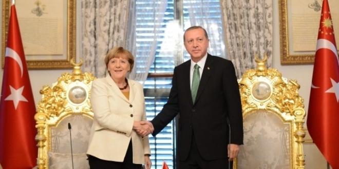 Erdoğan-Merkel görüşmesi sona erdi