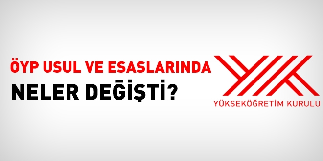 ÖYP usul ve esaslarında değişiklik yapıldı
