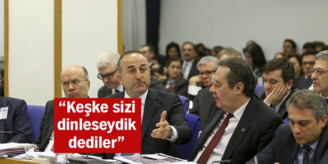 Çavuşoğlu: ABD hatasını anladı