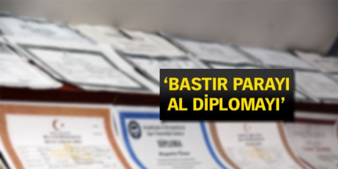 'Diploma'lı dolandırıcılık